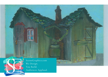 Load image into Gallery viewer, Fiddler On The Roof Design Pak Musical Blueprints to build set design for Fiddler on the roof. Rustic shack blueprints