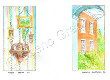 Load image into Gallery viewer, Barry Parlor, Academy Courtyard, "Anne of Green Gables" set, ScenoGraphics design. Rent Design Pak© to build yourself! DIY Sets, guide to building, high school, college, community theater. Play.
