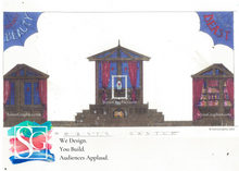 Load image into Gallery viewer, Beauty and the Beast Set Design Blueprints, Beasts Castle