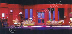 "And Then There Where None" set, ScenoGraphics design. Rent Design Pak© to build yourself! DIY Sets, guide to building, high school, college, community theater. Play.
