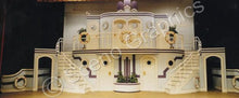 Load image into Gallery viewer, Double decker boat, "Anything Goes" musical set, ScenoGraphics design. Rent Design Pak© to build yourself! DIY Sets, guide to building, high school, college, community theater. Play.