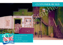 Load image into Gallery viewer, Set Design Blueprints for Musical Crazy For You_Hot Box, Saloon Interior Set Design
