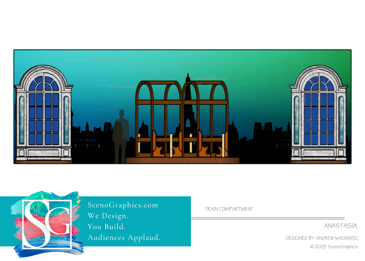 Anastasia Set Design  Rent Blueprints to build Anastasia sets