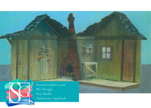 Load image into Gallery viewer, Fiddler On The Roof Design Pak Musical Blueprints to build set design for Fiddler on the roof. Rustic shack blueprints
