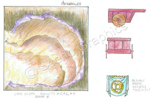 Cave "Androcles and the Lion" children's set design, ScenoGraphics design. Rent Design Pak© to build yourself! DIY Sets, guide to building, high school, college, community theater. Play.