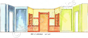 "Anne of Green Gables" set, ScenoGraphics design. Rent Design Pak© to build yourself! DIY Sets, guide to building, high school, college, community theater. Play.