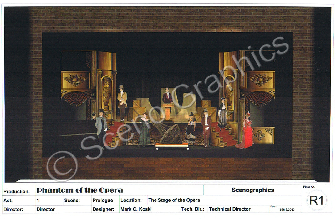 The Phantom of the Opera Design Pak© – ScenoGraphics, LLC