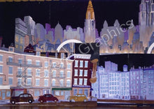 Load image into Gallery viewer, NYC &quot;Annie&quot; musical set, ScenoGraphics design. Rent Design Pak© to build yourself! DIY Sets, guide to building, high school, college, community theater. Play.
