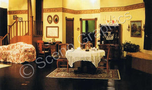 Parlor plans "Arsenic and Old Lace" play set, ScenoGraphics design. Rent Design Pak© to build yourself! DIY Sets, guide to building, high school, college, community theater. Play.
