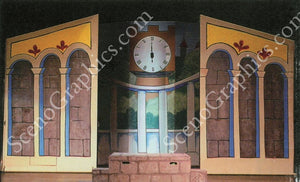 Cinderella Design Pak© Musical Set design for Cinderella. Buy set designs. The prince's castle set design. At ScenoGraphics you can lease the technical blueprints to build your own sets for over 150 shows & musicals.