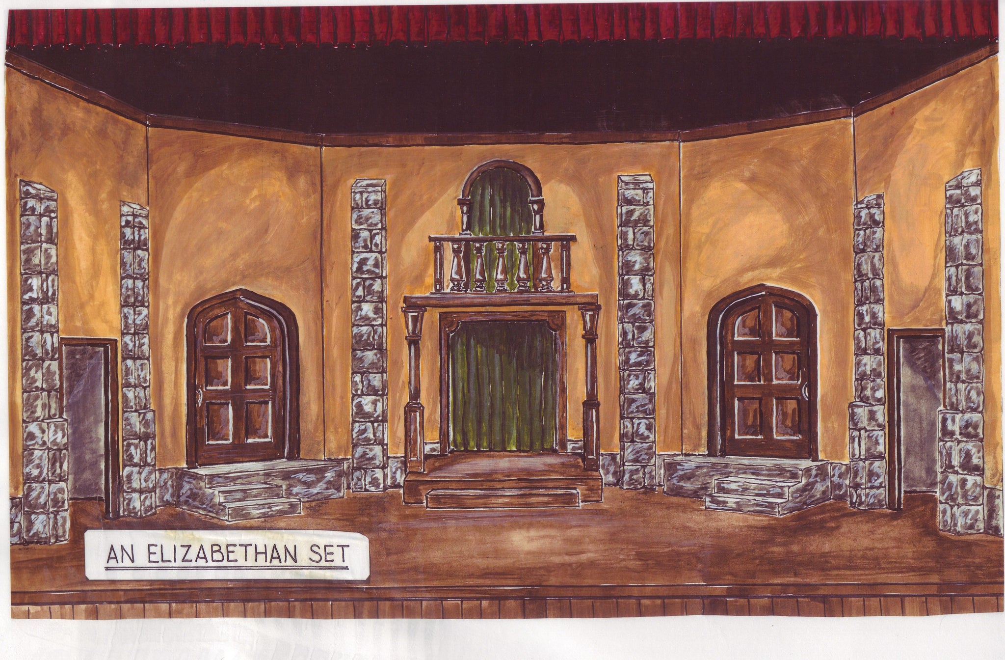 Romeo And Juliet Set Design Drawing