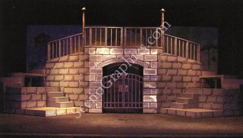 Les Miserables Set Design from ScenoGraphics; 2009 Photo Contest Winner; ScenoGraphics sells Design Paks© for over 150+ shows that include how-tos and blueprints helping your troupe have the perfect set. Find out more at Scenographics.com!
